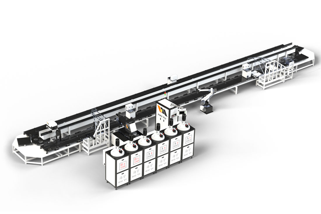 HY-PP4I2-120A/250A全自动靠枕聚氨酯浇注机